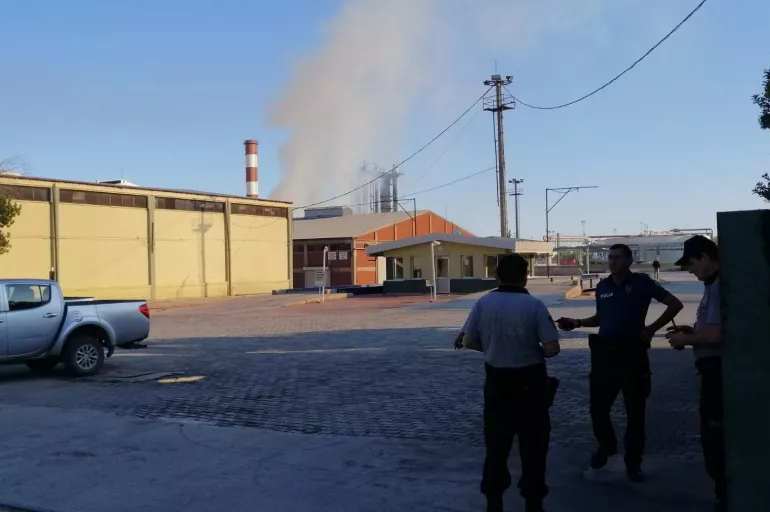 Konya Şeker Fabrikası'nda korkutan yangın!