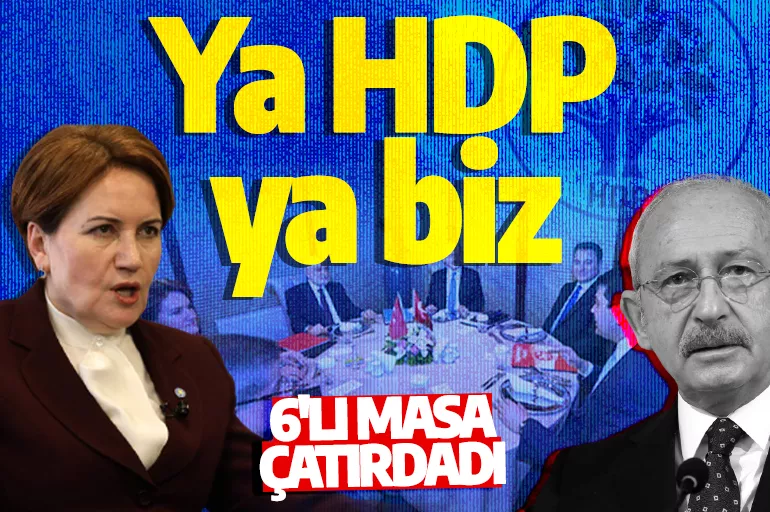 Meral Akşener'den Gürsel Tekin'in HDP ile ilgili açıklamasına tepki: Ya HDP ya biz