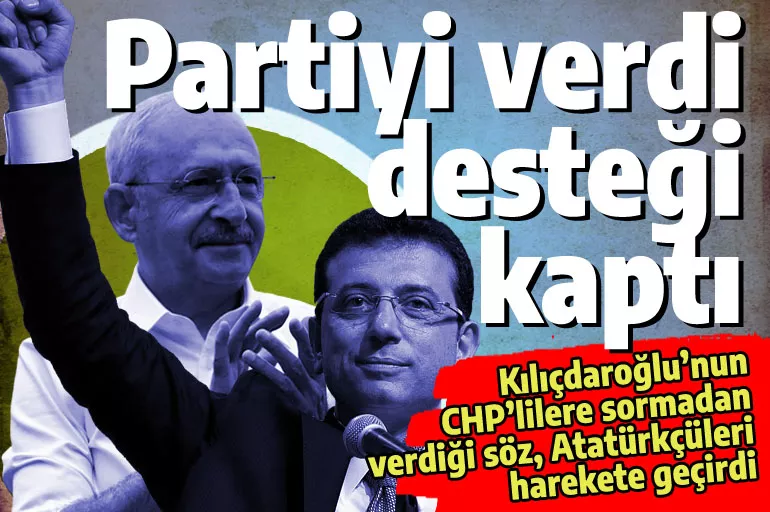 Parti senin adaylık benim: Kılıçdaroğlu CHP'lilere sormadan İmamoğlu'na koltuk vaat etti