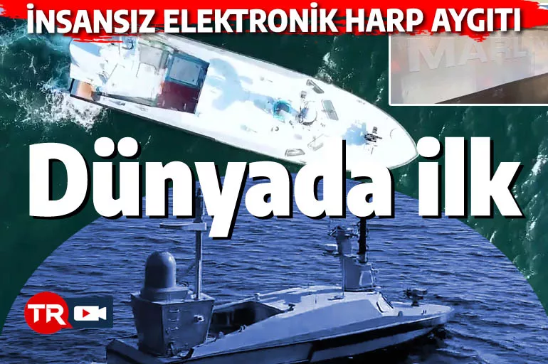 Türkler dünyada ilki başardı: Suda yüzen elektronik harp aygıtı MARLIN!