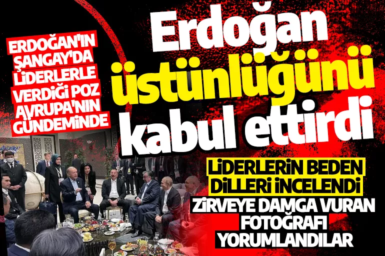 Zirveye damga vuran fotoğrafı yorumlandılar: Erdoğan üstünlüğünü kabul ettirdi