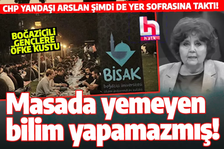 CHP'li Ayşenur Arslan yine nefret kustu! Bu kez de iftar yapan öğrencileri hedef aldı