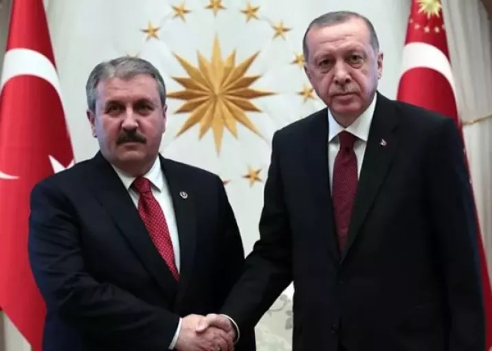 Erdoğan, BBP lideri Destici'yle bir araya geldi