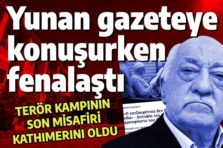Fetullah Gülen Yunan muhabire konuşurken fenalaştı! Türkiye'ye yönelik suçlamaları yarım kaldı