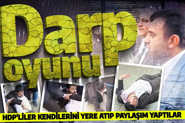 HDP'li vekillerin darp oyunu! Tiyatro, valilik açıklamasıyla ifşa oldu