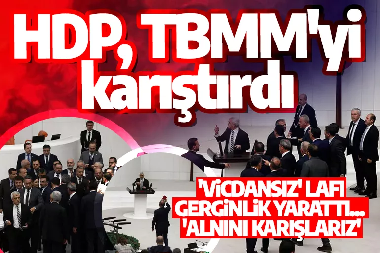 HDP, TBMM'yi karıştırdı! Gergerlioğlu'nun sözleri kavga çıkardı: Alnını karışlarız