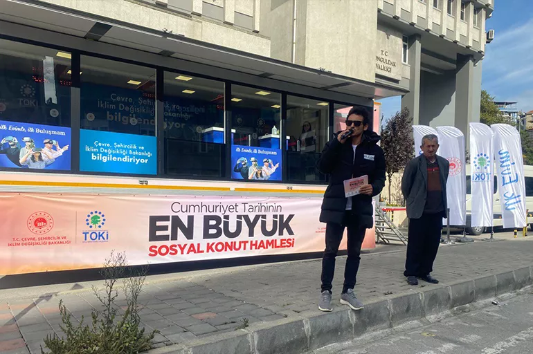 İlk Evim, İlk İş Yerim projesinin tanıtım tırı Zonguldak'ta! Vatandaşlar konutları sanal olarak deneyimledi