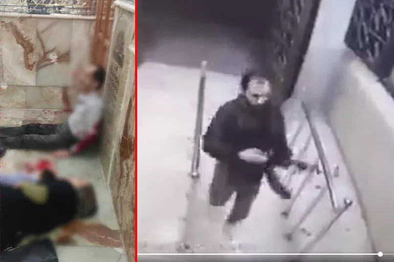 İran'daki kanlı türbe baskını böyle gerçekleşti! Teröristlerin saldırı anı kamerada