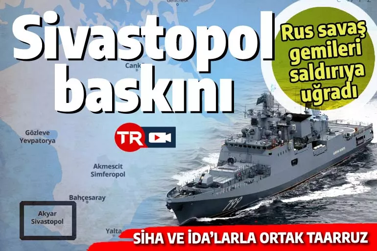 Rus gemilerine Sivastopol baskını! SİHA ve İDA'lar birlikte saldırdı, Moskova tahıl anlaşmasını iptal etti