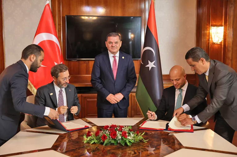 Türkiye ve Libya yalan habere karşı birlikte mücadele edecek! Mutabakat zaptı imzalandı