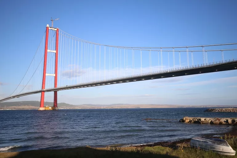 1915 Çanakkale Köprüsü'nün kulelerine anlamlı figür! Çalışma başlatıldı