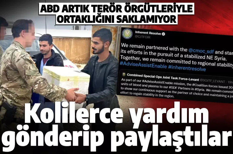 ABD'den terör örgütü PKK'ya skandal yardım! 'Desteğimiz devam edecek' mesajı verdiler