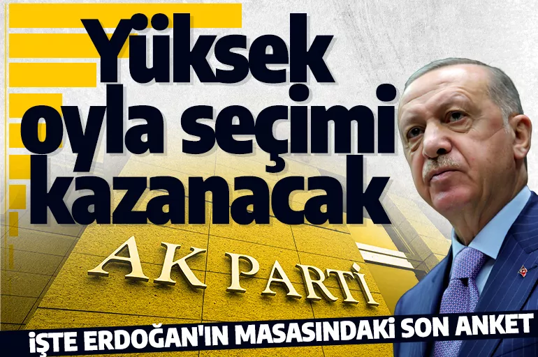 AK Parti'nin oy oranı yüzde kaç? İşte Cumhurbaşkanı Erdoğan'ın masasındaki son anket