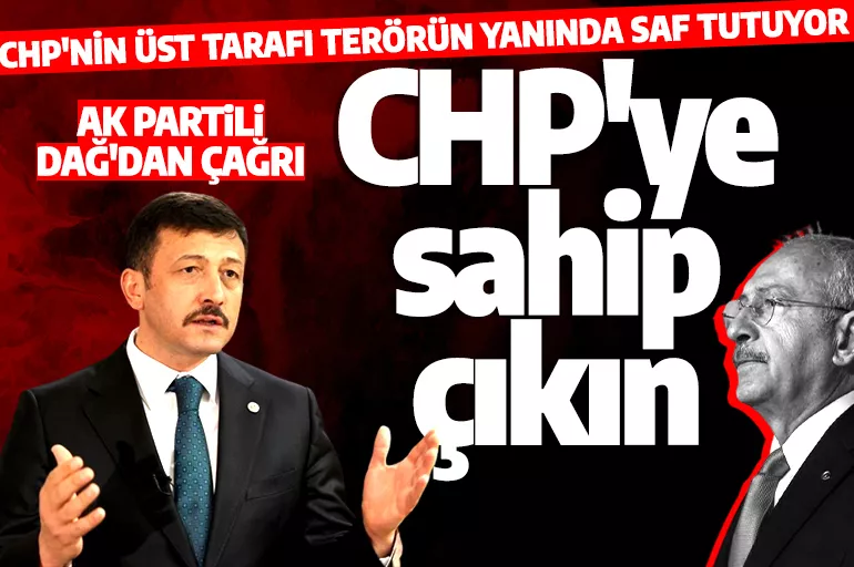 AK Partili Hamza Dağ'dan çağrı! 'Vatansever CHP’liler, CHP’ye Sahip Çıksın'