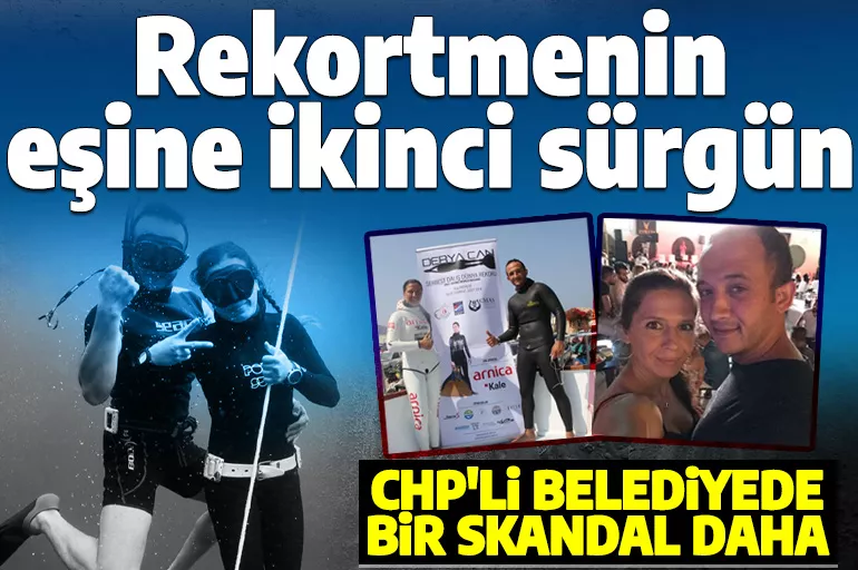 CHP'li belediyede bir skandal daha! Dünya rekortmeninin eşini yine sürdüler