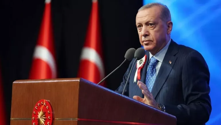Cumhurbaşkanı Erdoğan'dan Gazze'deki yangın felaketinde vefat edenlere taziye mesajı