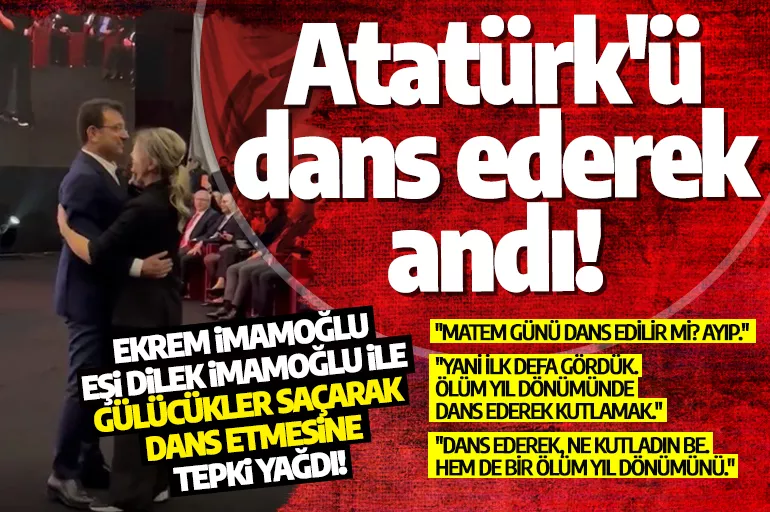 İmamoğlu, Atatürk'ü dans ederek andı! Sosyal medyadan tepki yağdı