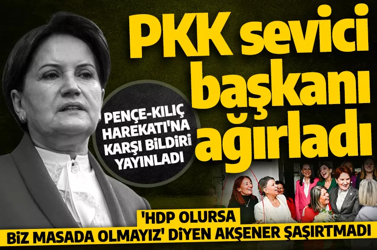 Pençe Kılıç Harekatı'na karşı bildiri yayınlamıştı! Akşener HDP'li baro başkanını ağırladı