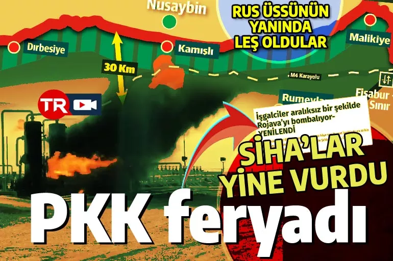PKK'nın operasyon feryadı: Aralıksız şekilde bombalıyorlar! SİHA'lar nefes aldırmıyor