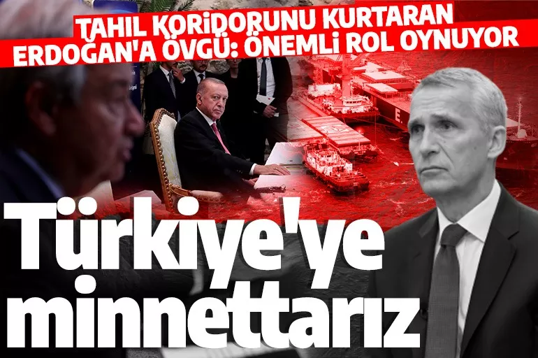 Son dakika: Stoltenberg’den Erdoğan'a tahıl koridoru teşekkürü: Minnettarız