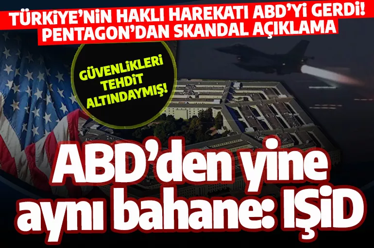 Son dakika: Türkiye'nin haklı harekatına Pentagon'dan skandal tepki! Güvenlikleri tehdit altındaymış