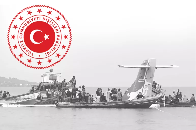 Tanzanya'daki uçak kazası için Türkiye'den taziye mesajı