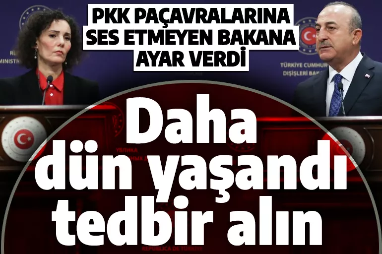 Çavuşoğlu Belçikalı bakanın yüzüne bakıp söyledi: PKK'ya tedbir alın