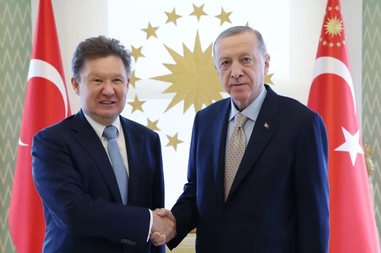 Cumhurbaşkanı Erdoğan'dan kritik görüşme! Gazprom Başkanı Miller'i kabul etti