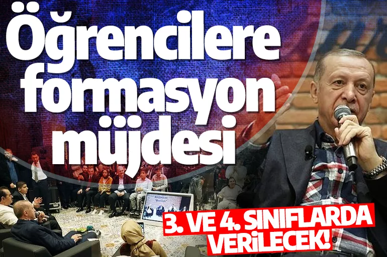 Erdoğan'dan öğrenci adaylarına formasyon müjdesi: 3. ve 4. sınıflarda verilecek!