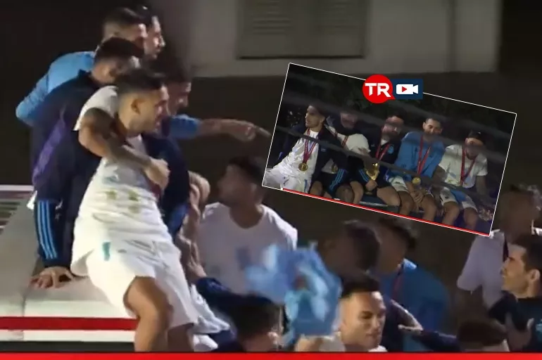 Son dakika: Dünya Kupası'nı kutlayan Messi ölümden döndü! Korku dolu anlar kameraya yansıdı