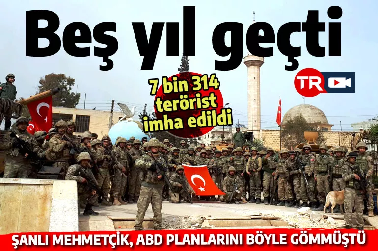 7 bin 314 terörist Afrin'e böyle gömüldü: Türk ordusu harekâtın 5. yılını kutluyor
