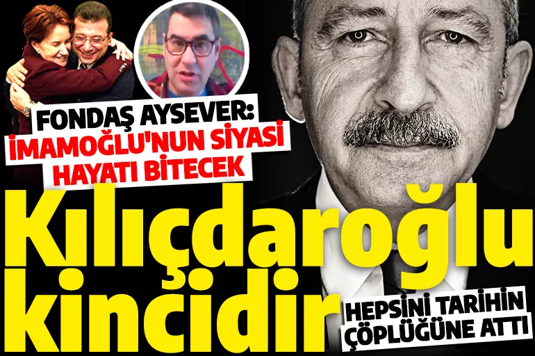 CHP'li gazeteci Enver Aysever'den olay iddia! 'Kılıçdaroğlu kincidir, İmamoğlu'nun siyasi kariyerini bitirir'