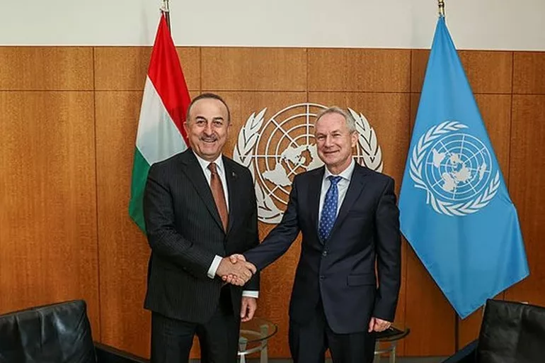 Dışişleri Bakanı Çavuşoğlu, BM 77. Genel Kurul Başkanı ile görüştü