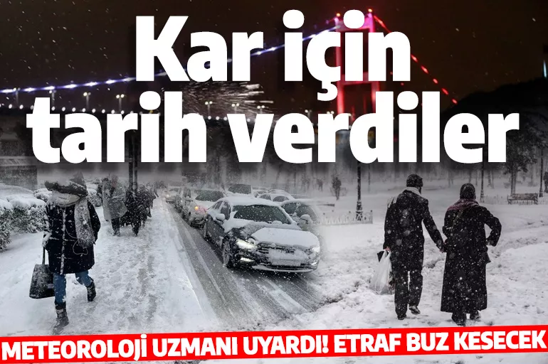 Hava durumu: İstanbul'a ilk kar düştü! Meteoroloji uzmanları uyarı üstüne uyarı yayınladı