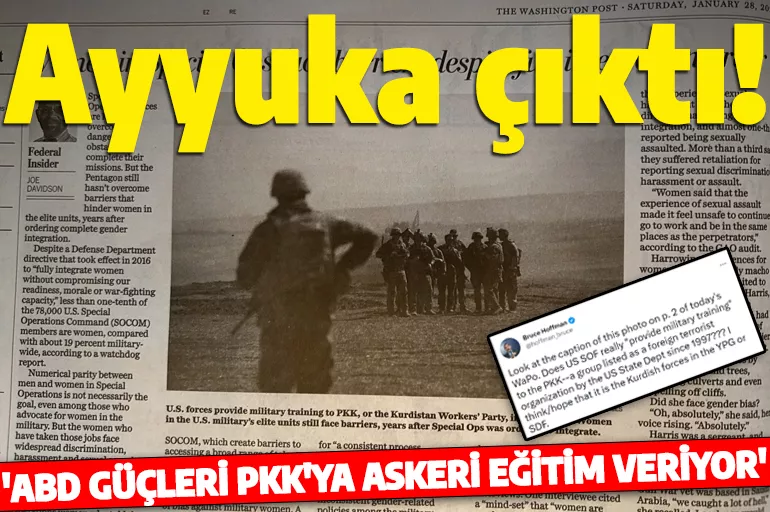PKK'ya Amerika desteği ayyuka çıktı! Fotoğraf Washington Post'ta yayınlandı