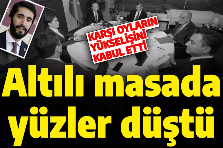 Son anket sonuçları: Altılı masada yüzler düştü! Erdoğan ve AK Parti oylarının yükselişini kabul etti