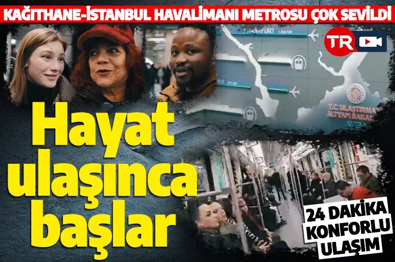 Türkiye'nin en hızlı metrosu çok beğenildi: Karaismailoğlu görüntüleri paylaştı