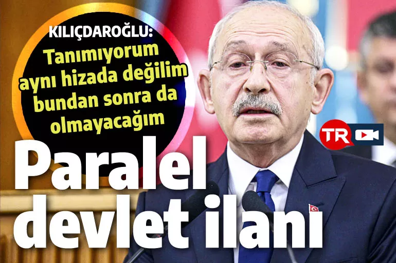 Bay Kemal'den paralel devlet ilanı: Millet için var olmayan yapıyla aynı hizada değilim