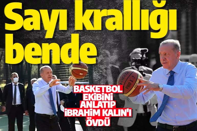 Cumhurbaşkanı Erdoğan'dan 'Basket oynamaya devam mı?' sorusuna yanıt: Sayı krallığı bende, 44 sayı attım