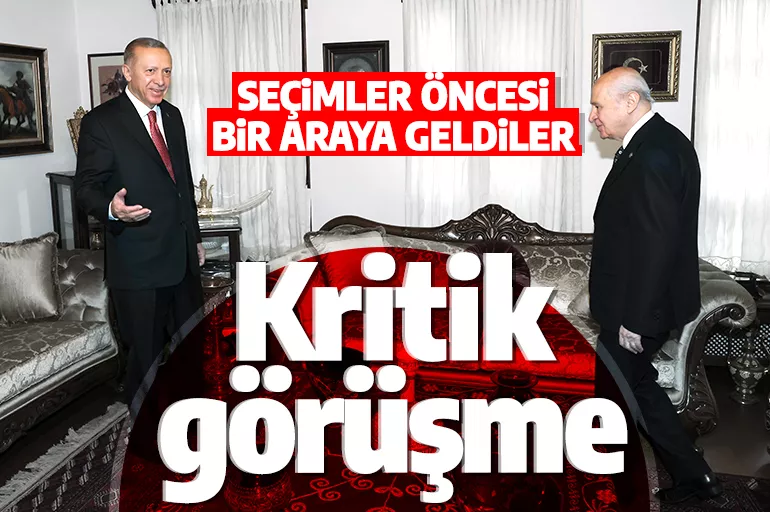 Cumhurbaşkanı Erdoğan'la Bahçeli bir araya geldi! İşte iki liderin ele aldığı konular