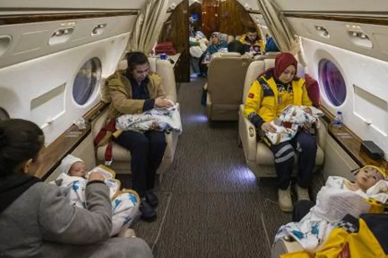 Cumhurbaşkanlığı uçağı onlar için havalandı! 15 bebek daha Ankara'ya getirdi