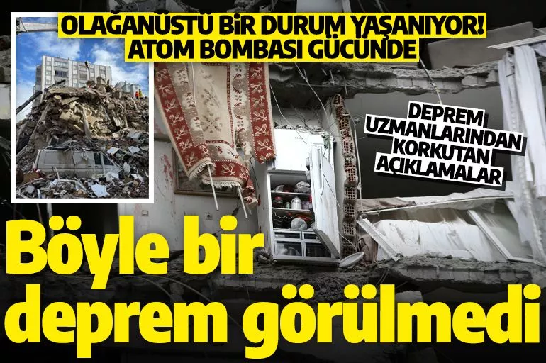 Deprem uzmanı Ahmet Ercan'dan son dakika uyarısı! 130 atom bombası gücündeydi