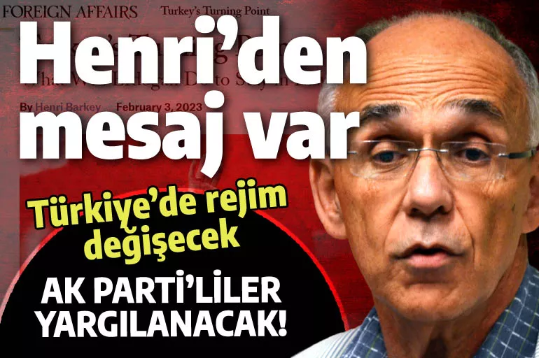 FETÖ'cü Henri Barkey kafayı çıkardı: Rejim değişecek, AK Parti'liler yargılanacak