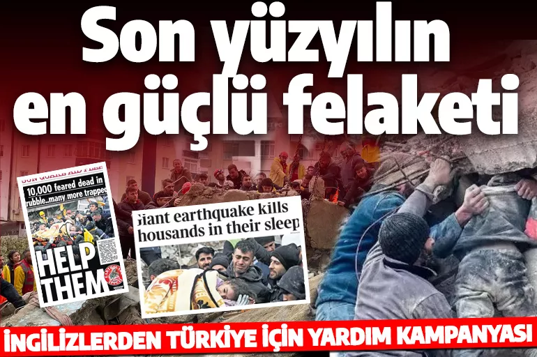 İngiliz gazetesinden Türkiye için kampanyası: Onlara yardım edin