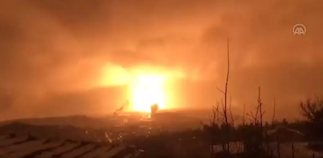 Kahramanmaraş depremi sonrası esrarengiz patlama! Gökyüzünü şaşkına döndü