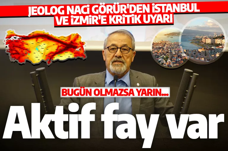 Prof. Dr. Naci Görür: İzmir gerçek anlamda bir deprem kenti