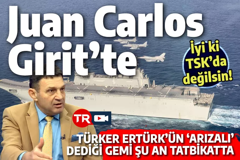 Yunanlıların çok sevdiği CHP'li amiral: 'Arızalı' dediği Juan Carlos, Girit'te tatbikata katıldı!
