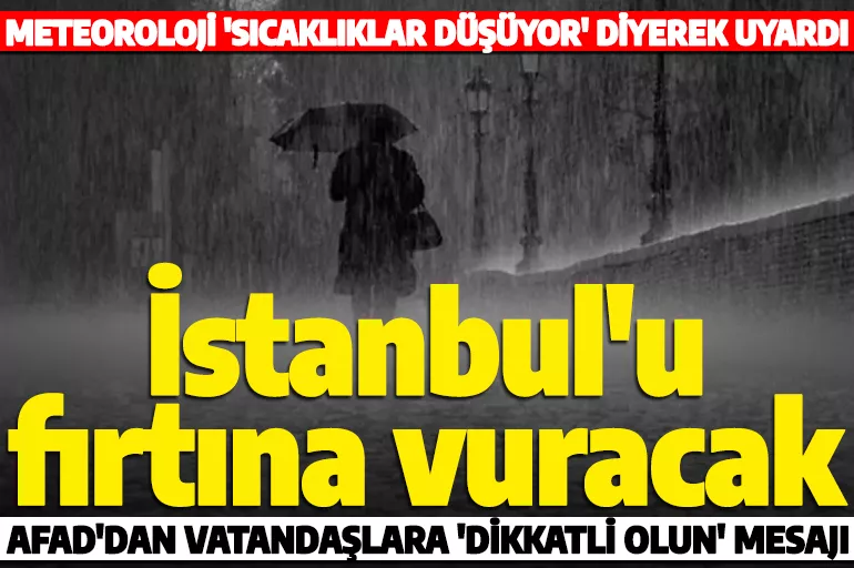 45 ilimizde alarm durumu! AFAD’dan vatandaşlara son dakika uyarı mesajı: İstanbul’da olanlar ayrıca dikkat edin