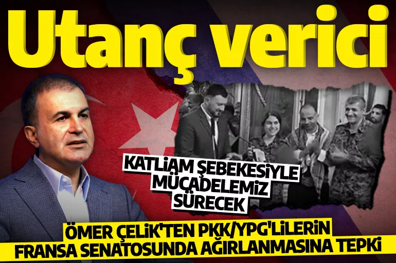 AK Partili Çelik'ten PKK/YPG'lilerin Fransa Senatosunda ağırlanmasıyla ilgili açıklama: Şiddetle kınıyoruz!