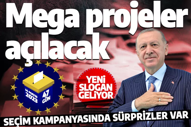 AK Parti’nin seçim kampanyasında sürprizler var! Mega projelerin açılışları olacak
